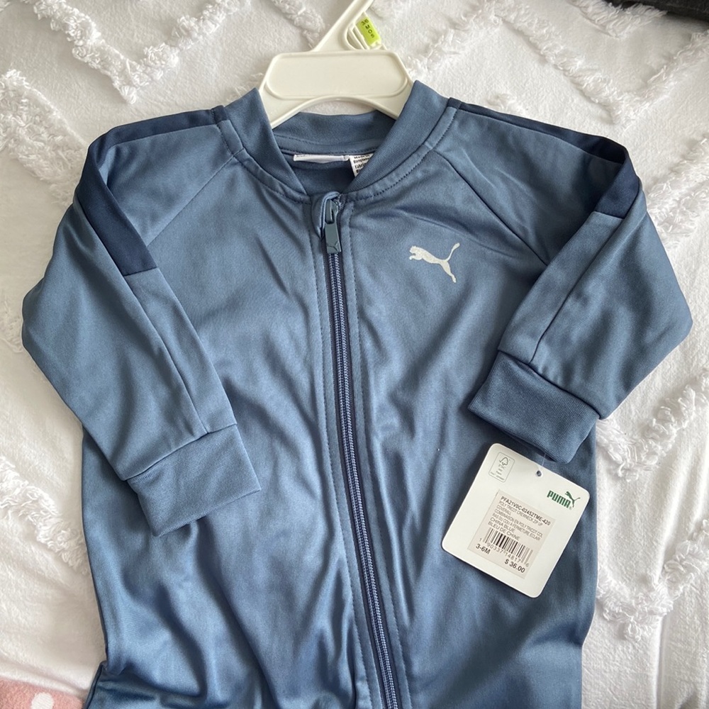Puma zip up Sleeper 3-6 months